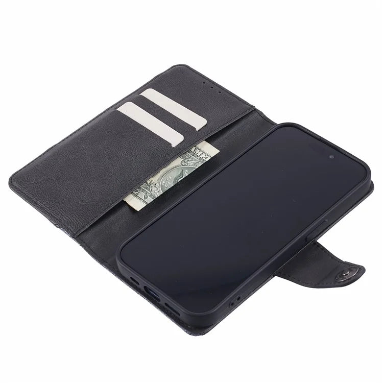 For Xiaomi Redmi Turbo 3 5G / Poco F6 5G Case Wallet Crazy Horse Texture Splicing Leather Phone Cover