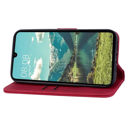 For Samsung Galaxy A05 4G Case PU Leather Rhombus Pattern Stand Function Phone Cover