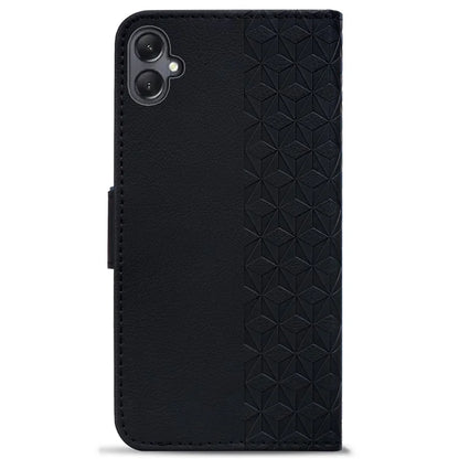 For Samsung Galaxy A05 4G Case PU Leather Rhombus Pattern Stand Function Phone Cover