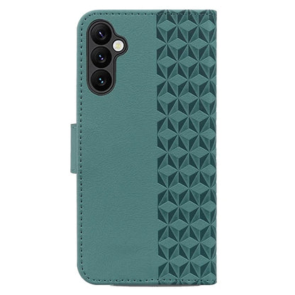 For Samsung Galaxy A05s 4G Case with Hand Strap Rhombus Leather Wallet Cover
