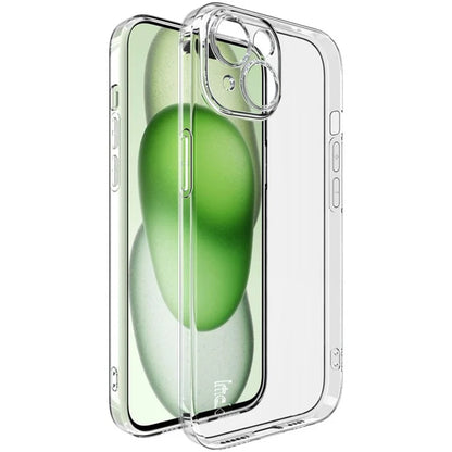 IMAK UX-5 Series for iPhone 15 Case Slim Fit Crystal Clear TPU Phone Cover