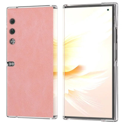 For Honor V Purse Case Clear Edge PU+PC Folding Phone Cover