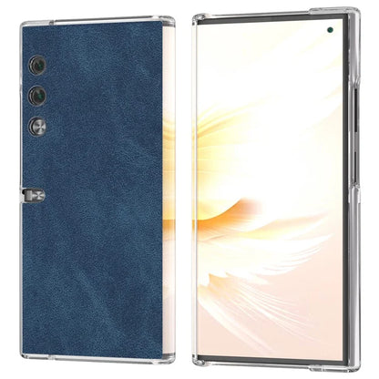 For Honor V Purse Case Clear Edge PU+PC Folding Phone Cover