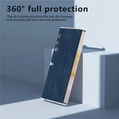 For Honor V Purse Case Clear Edge PU+PC Folding Phone Cover