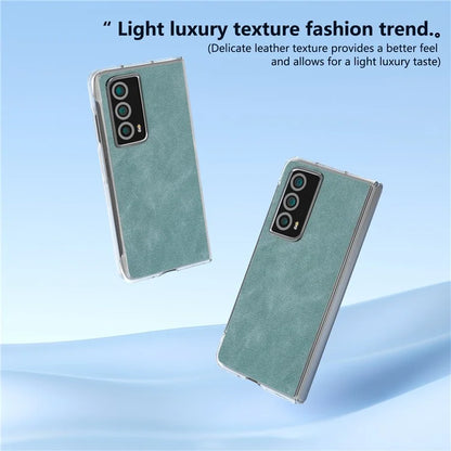 For Honor Magic Vs2 5G Case Clear Edge Leather+PC Protective Slim Cover