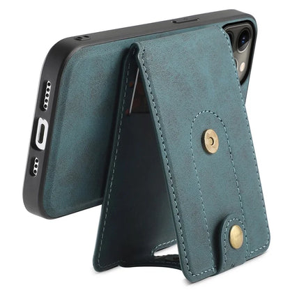 DENIOR D14 For iPhone 13 Pro Max Magnetic Case 2 in 1 Detachable Leather+PC+TPU Phone Cover