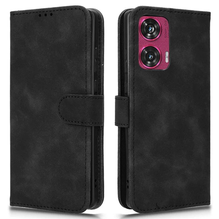 For Motorola Edge 50 Fusion 5G Leather Case Protective Card Slots Wallet Phone Cover