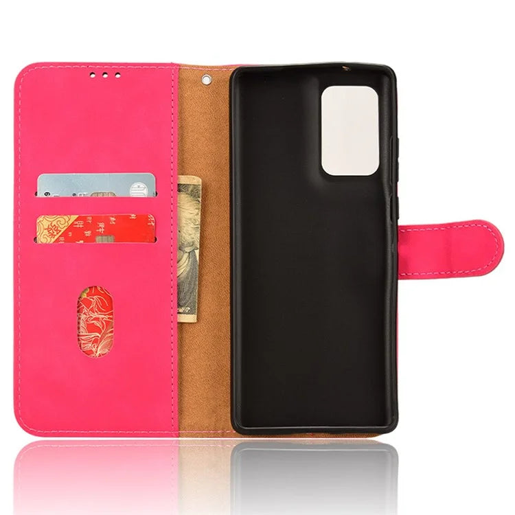 For Motorola Edge 50 Fusion 5G Leather Case Protective Card Slots Wallet Phone Cover