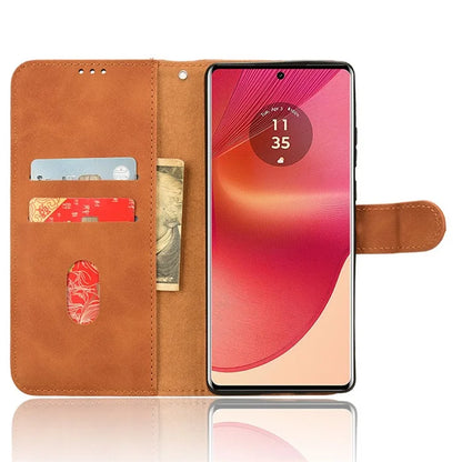 For Motorola Edge 50 Fusion 5G Leather Case Protective Card Slots Wallet Phone Cover