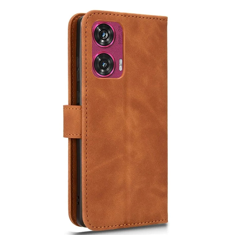 For Motorola Edge 50 Fusion 5G Leather Case Protective Card Slots Wallet Phone Cover
