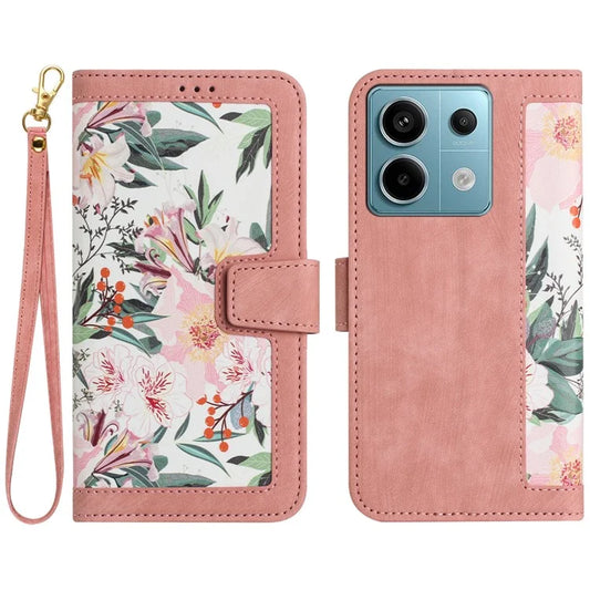 For Xiaomi Redmi Note 13 Pro 5G / Poco X6 5G Case Anti-Scratch PU Leather Phone Shell with Card Holder