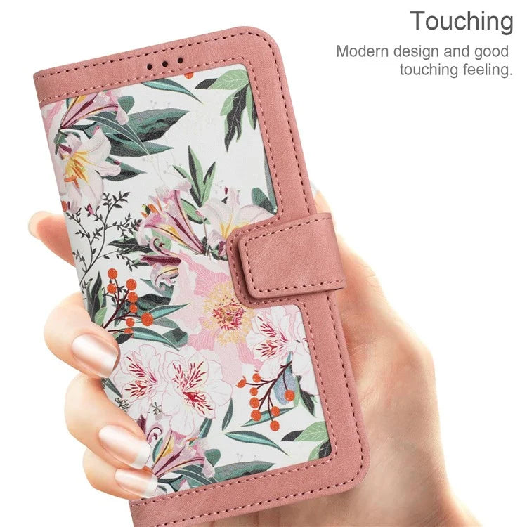 For Xiaomi Redmi Note 13 Pro 5G / Poco X6 5G Case Anti-Scratch PU Leather Phone Shell with Card Holder