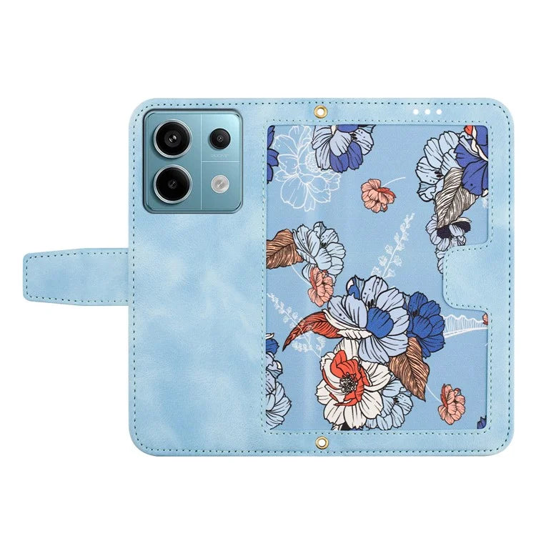 For Xiaomi Redmi Note 13 Pro 5G / Poco X6 5G Case Anti-Scratch PU Leather Phone Shell with Card Holder