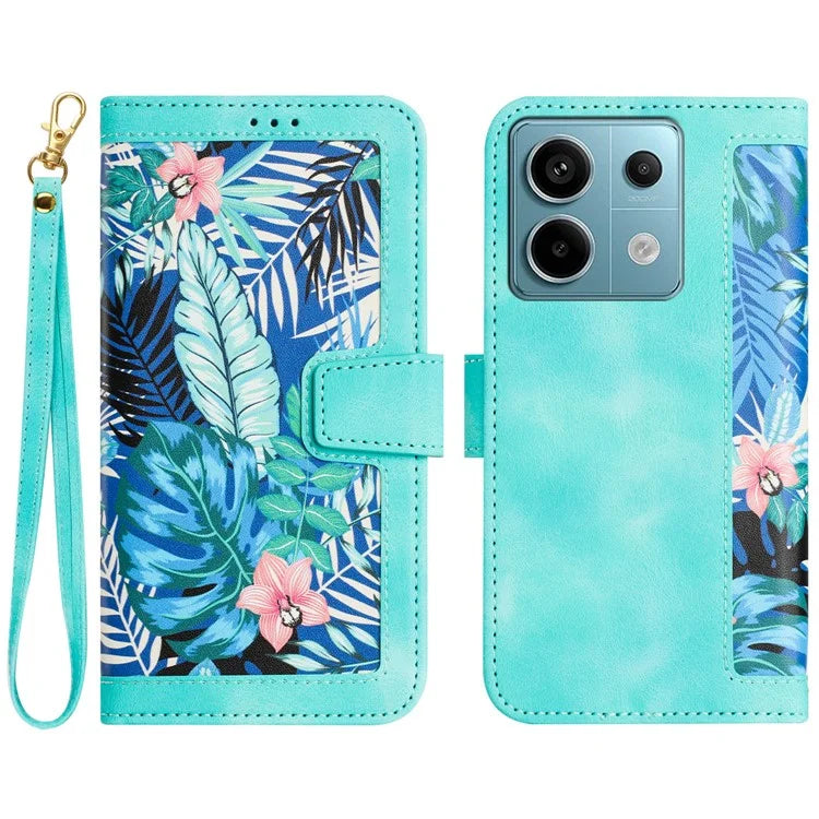 For Xiaomi Redmi Note 13 Pro 5G / Poco X6 5G Case Anti-Scratch PU Leather Phone Shell with Card Holder