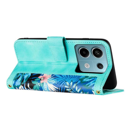 For Xiaomi Redmi Note 13 Pro 5G / Poco X6 5G Case Anti-Scratch PU Leather Phone Shell with Card Holder
