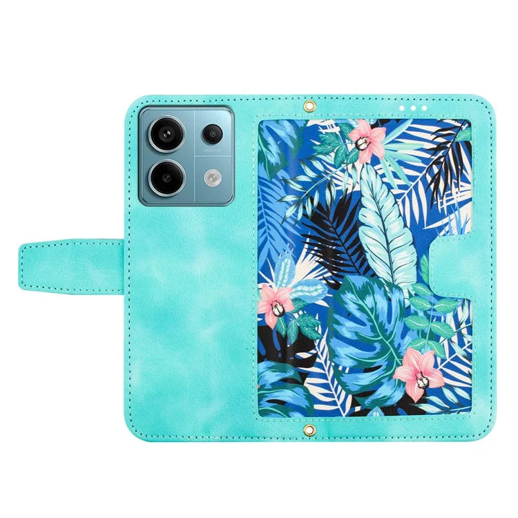 For Xiaomi Redmi Note 13 Pro 5G / Poco X6 5G Case Anti-Scratch PU Leather Phone Shell with Card Holder