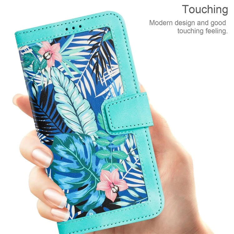 For Xiaomi Redmi Note 13 Pro 5G / Poco X6 5G Case Anti-Scratch PU Leather Phone Shell with Card Holder