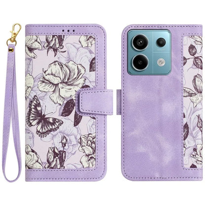 For Xiaomi Redmi Note 13 Pro 5G / Poco X6 5G Case Anti-Scratch PU Leather Phone Shell with Card Holder