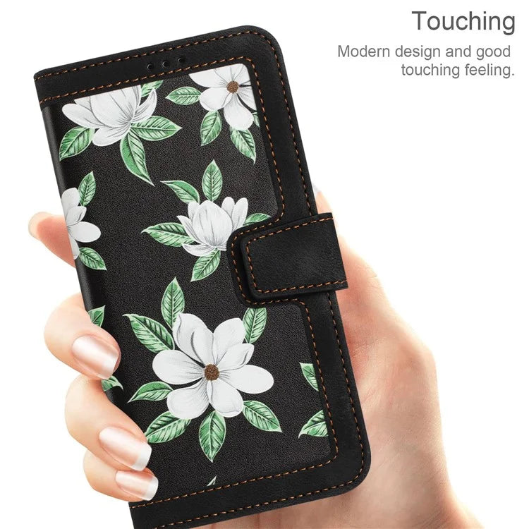 For Xiaomi Redmi Note 13 Pro 5G / Poco X6 5G Case Anti-Scratch PU Leather Phone Shell with Card Holder