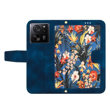 For Xiaomi 13T / 13T Pro Case with Card Slots Pattern Printed Phone Leather Cover