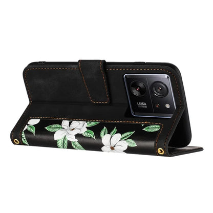 For Xiaomi 13T / 13T Pro Case with Card Slots Pattern Printed Phone Leather Cover