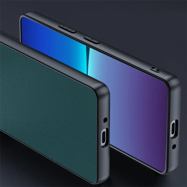 For Sony Xperia 10 VI Case Slim PU Leather+ PC Shockproof Protective Phone Cover