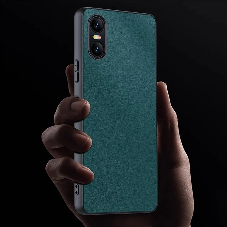 For Sony Xperia 10 VI Case Slim PU Leather+ PC Shockproof Protective Phone Cover