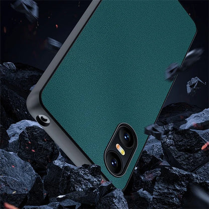For Sony Xperia 10 VI Case Slim PU Leather+ PC Shockproof Protective Phone Cover