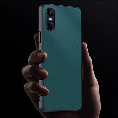 For Sony Xperia 10 VI Case Slim PU Leather+ PC Shockproof Protective Phone Cover