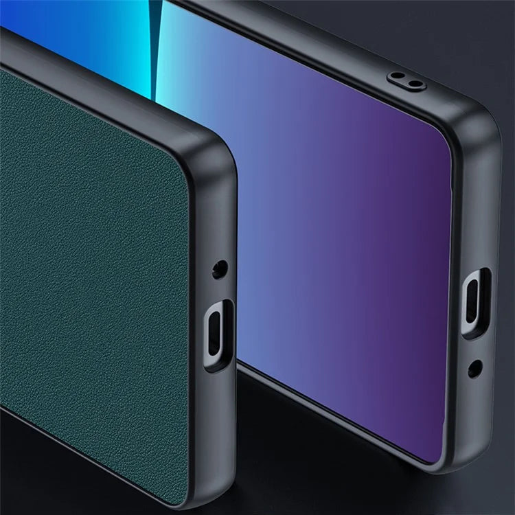 For Sony Xperia 10 VI Case Slim PU Leather+ PC Shockproof Protective Phone Cover
