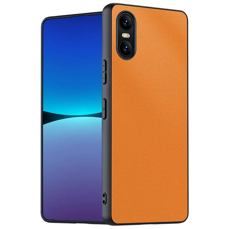 For Sony Xperia 10 VI Case Slim PU Leather+ PC Shockproof Protective Phone Cover