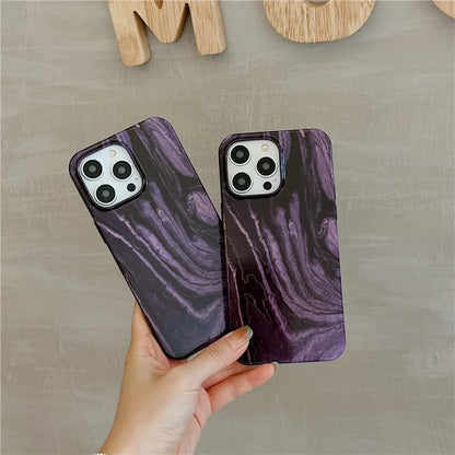 ARU For iPhone 14 Pro TPU Cover Water Transfer Printing Phone Protective Shell