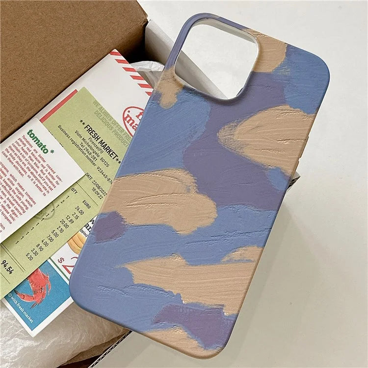 ARU For iPhone 14 Pro TPU Cover Water Transfer Printing Phone Protective Shell