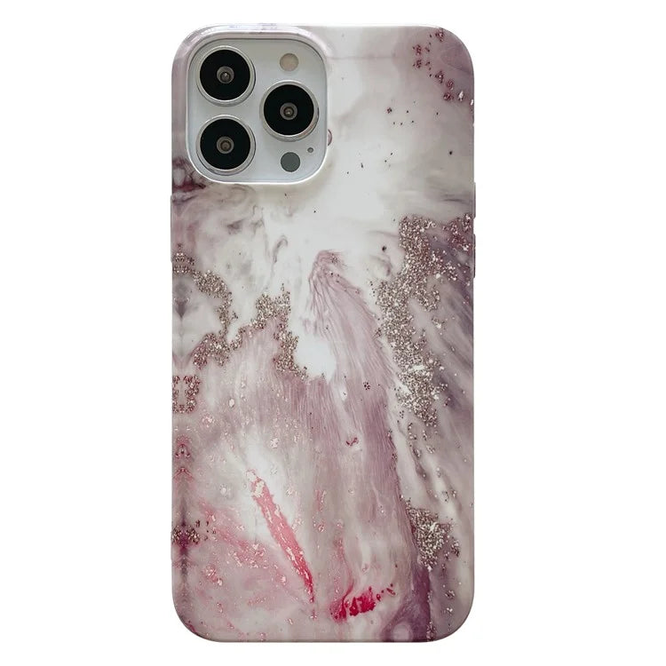 ARU For iPhone 14 Pro TPU Cover Water Transfer Printing Phone Protective Shell