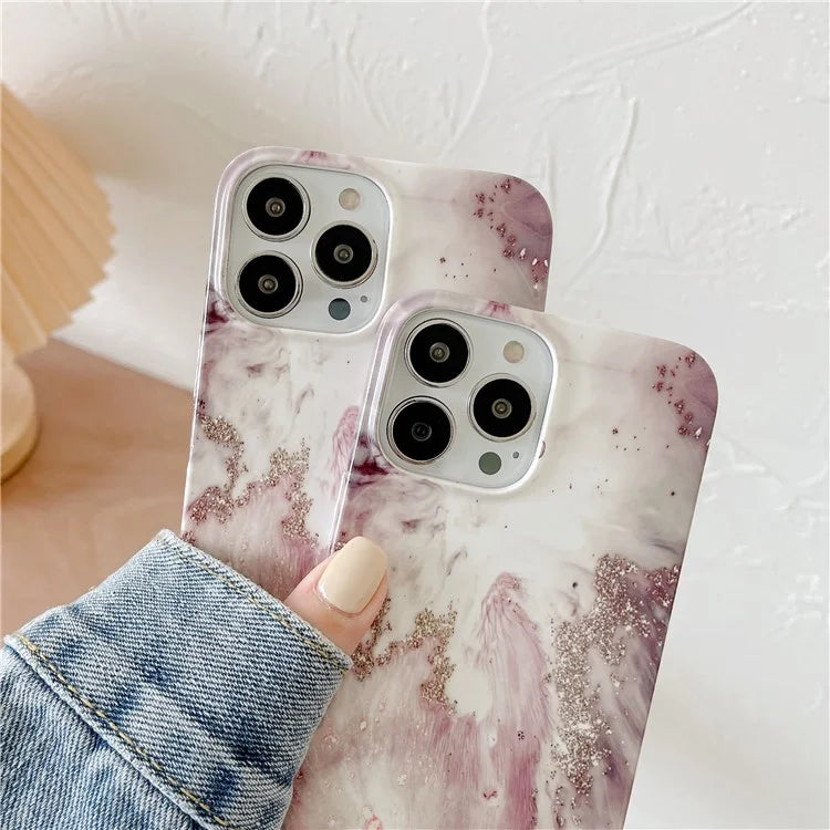 ARU For iPhone 14 Pro TPU Cover Water Transfer Printing Phone Protective Shell