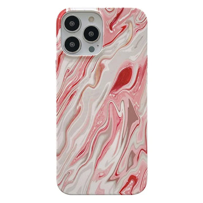 ARU For iPhone 14 Pro TPU Cover Water Transfer Printing Phone Protective Shell