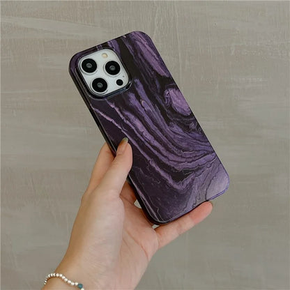 ARU For iPhone 13 Pro Max Cell Phone Cases Water Transfer Printing TPU Soft Back Cover