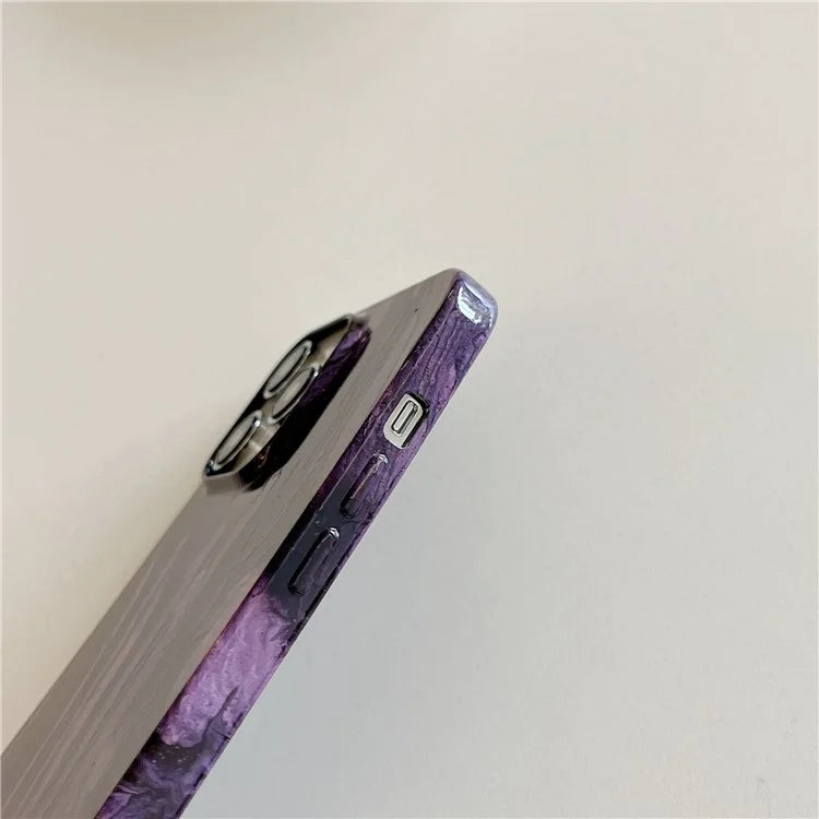 ARU For iPhone 13 Pro Max Cell Phone Cases Water Transfer Printing TPU Soft Back Cover