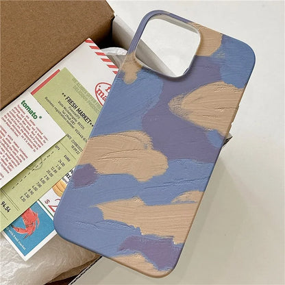 ARU For iPhone 13 Pro Max Cell Phone Cases Water Transfer Printing TPU Soft Back Cover