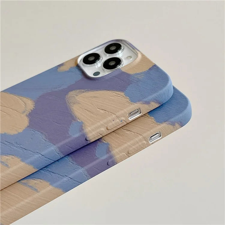 ARU For iPhone 13 Pro Max Cell Phone Cases Water Transfer Printing TPU Soft Back Cover