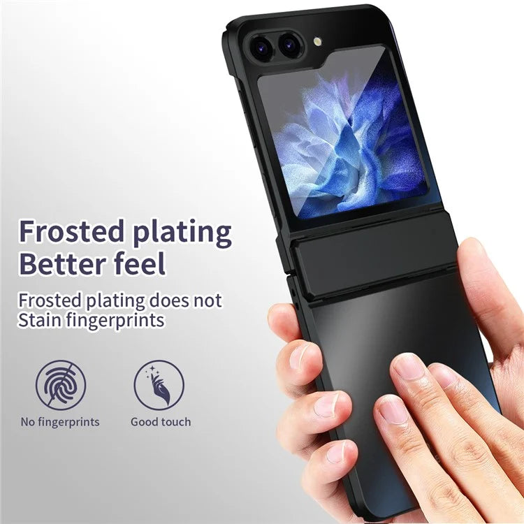 For Samsung Galaxy Z Flip6 5G Case Electroplating PC Hard Phone Cover