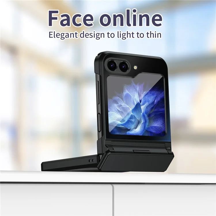 For Samsung Galaxy Z Flip6 5G Case Electroplating PC Hard Phone Cover