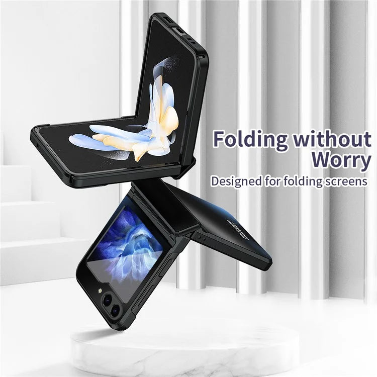 For Samsung Galaxy Z Flip6 5G Case Electroplating PC Hard Phone Cover