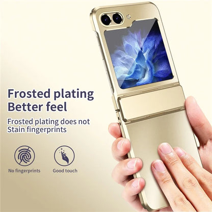 For Samsung Galaxy Z Flip6 5G Case Electroplating PC Hard Phone Cover