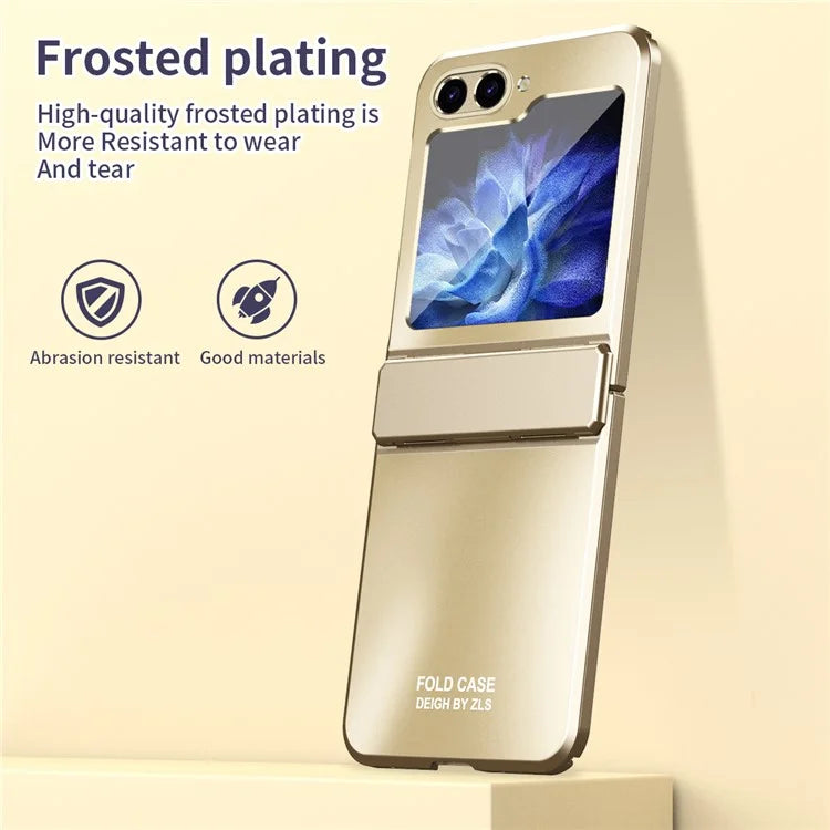 For Samsung Galaxy Z Flip6 5G Case Electroplating PC Hard Phone Cover