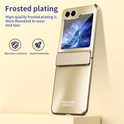 For Samsung Galaxy Z Flip6 5G Case Electroplating PC Hard Phone Cover