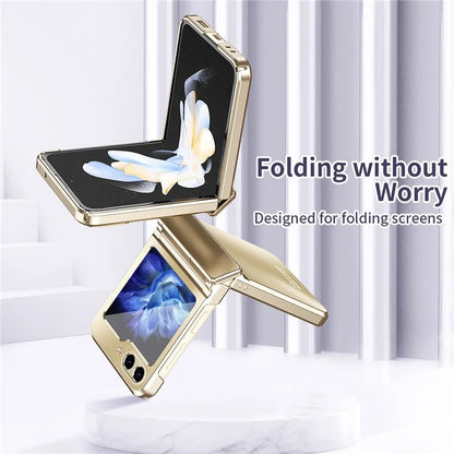 For Samsung Galaxy Z Flip6 5G Case Electroplating PC Hard Phone Cover