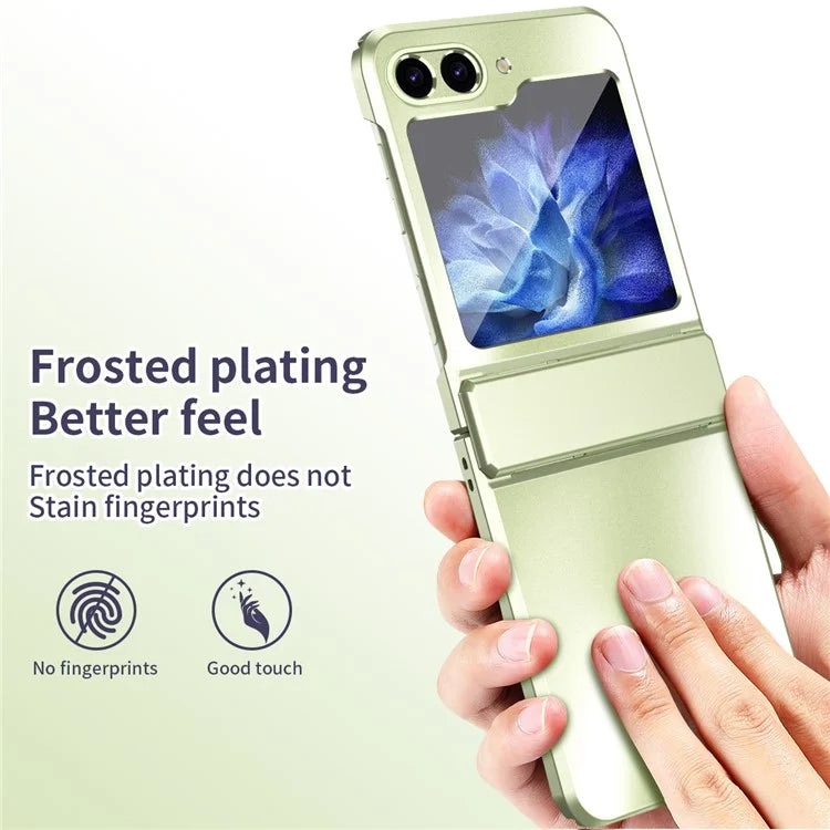 For Samsung Galaxy Z Flip6 5G Case Electroplating PC Hard Phone Cover
