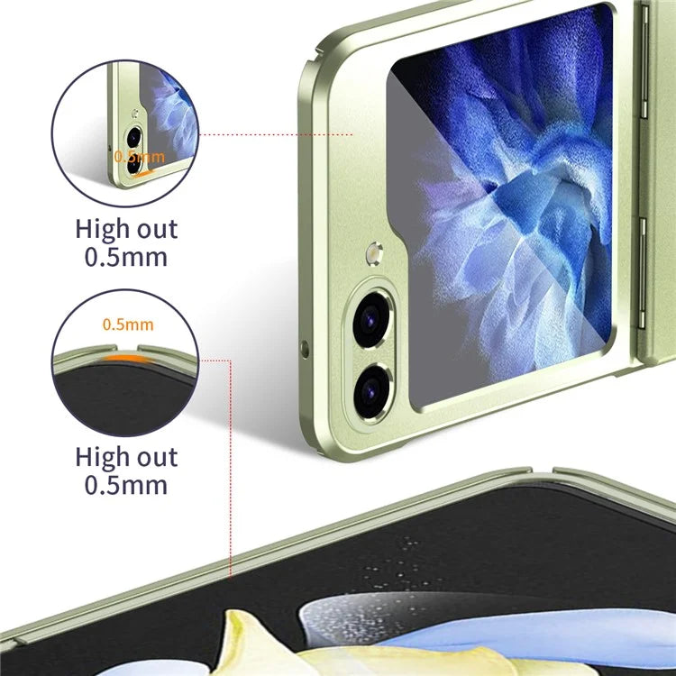 For Samsung Galaxy Z Flip6 5G Case Electroplating PC Hard Phone Cover