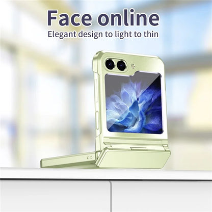 For Samsung Galaxy Z Flip6 5G Case Electroplating PC Hard Phone Cover